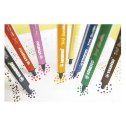 STABILO Trio Scribbi - Viltstift Met Meeverende Punt - Set 8 Stuks
