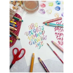 STABILO woody 3 in 1 - Multitalent Kleurpotlood - ARTY - Set 18 St. + Puntenslijper