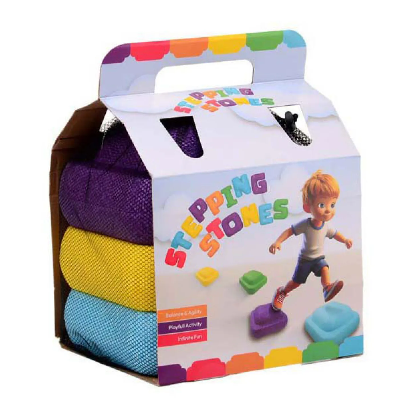 Stap Stenen Schuim, Set van 3