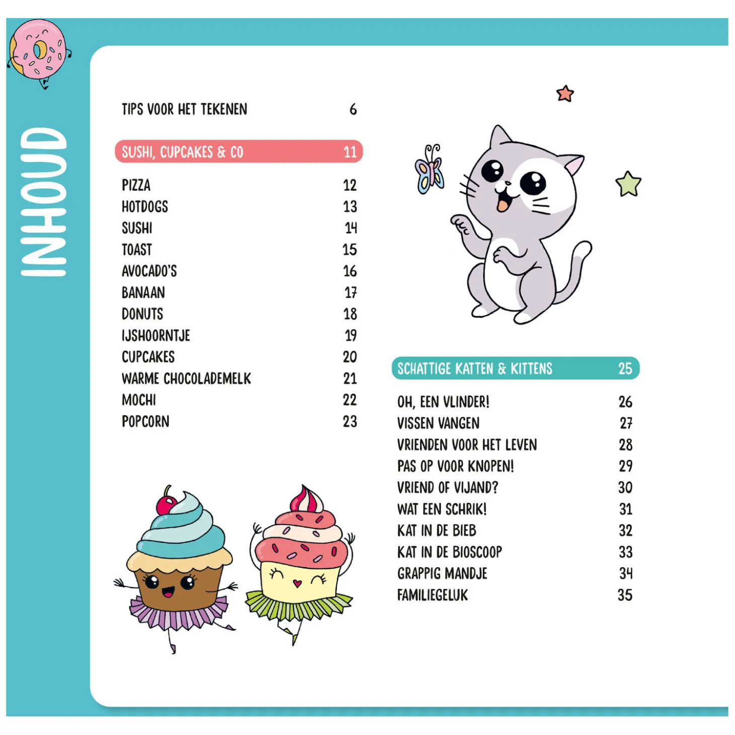 Stap voor Stap Kawaii Leren Tekenen Hobbyboek