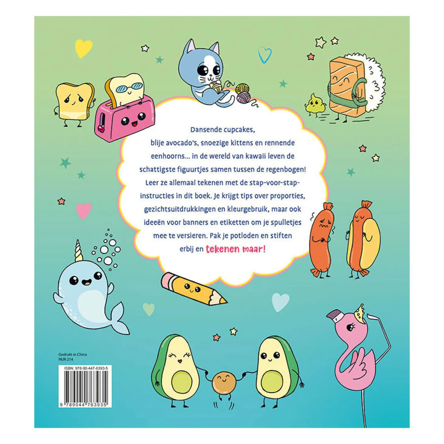 Stap voor Stap Kawaii Leren Tekenen Hobbyboek