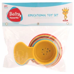 Stapelbekers met Handvat, 6dlg.