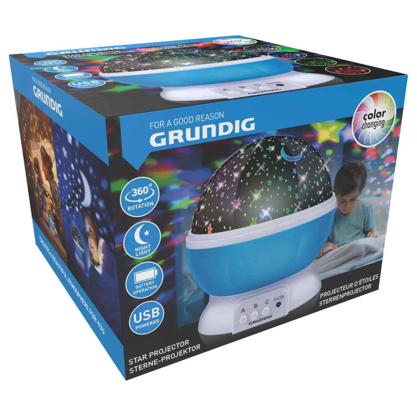 Star Projector Light - Blauw