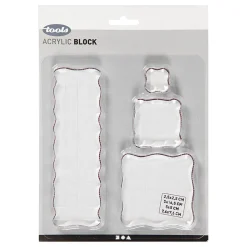 Stempelblok Set, 4st.