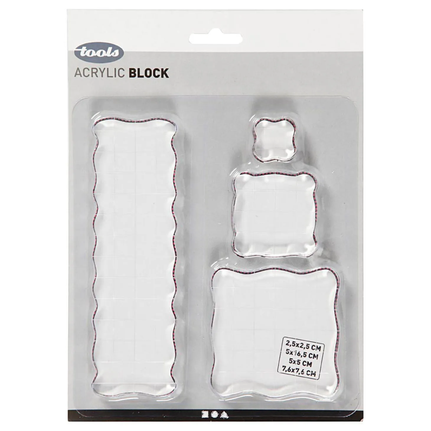 Stempelblok Set, 4st.