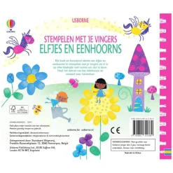 Stempelen met je vingers - Elfjes en Eenhoorns