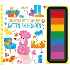 Stempelen met je vingers - Katten en Honden