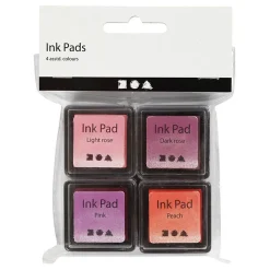 Stempelinkt Roze Tinten, 4st.