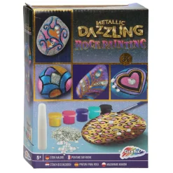 Stenen Schilderen Metallic