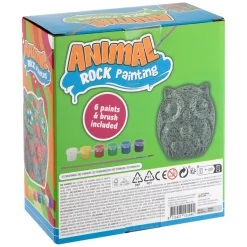 Stenen Schilderen Uil Verfset, 8dlg.