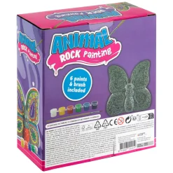 Stenen Schilderen Vlinder Verfset, 8dlg.