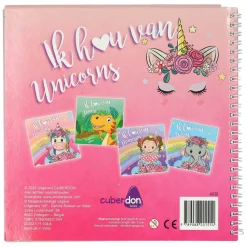Sticker- en Sjablonenboek Ik hou van Unicorns