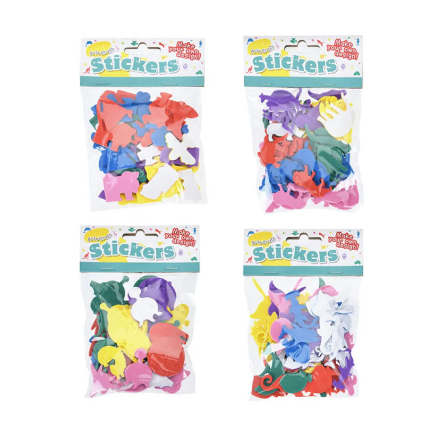 Sticker Foam Dieren of Voertuig