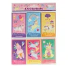 Sticker Uitdeelboekjes Eenhoorn, 6st.
