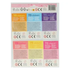 Sticker Uitdeelboekjes Eenhoorn, 6st.