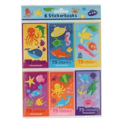 Sticker Uitdeelboekjes Onderwaterwereld, 6st.