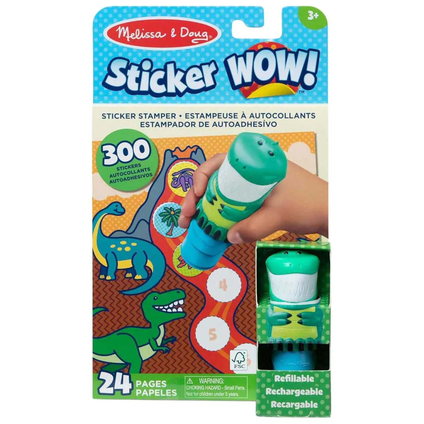 Sticker Wow! Dino - 300 Stickers