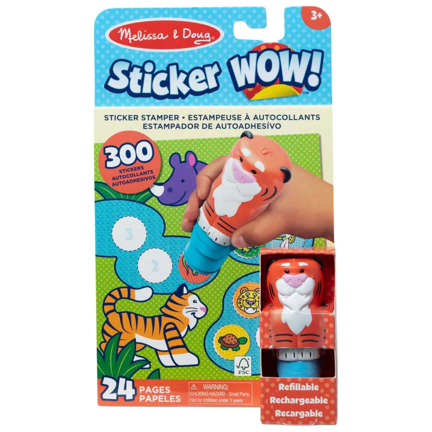 Sticker Wow! Tijger - 300 Stickers