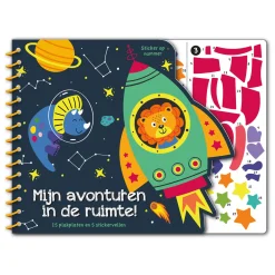 Stickeren op nummer - Mijn avonturen in de ruimte