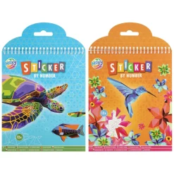 Stickeren op Nummer Dieren