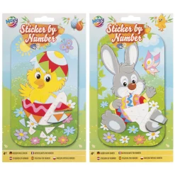 Stickeren op Nummer Pasen