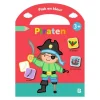 Stickerkoffertje Plak en Kleur Piraten 3+