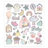 Stickers Baby Girl, 1 Vel