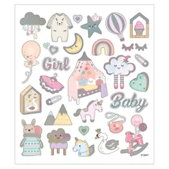 Stickers Baby Girl, 1 Vel