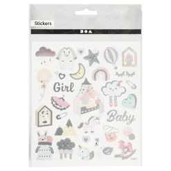 Stickers Baby Girl, 1 Vel