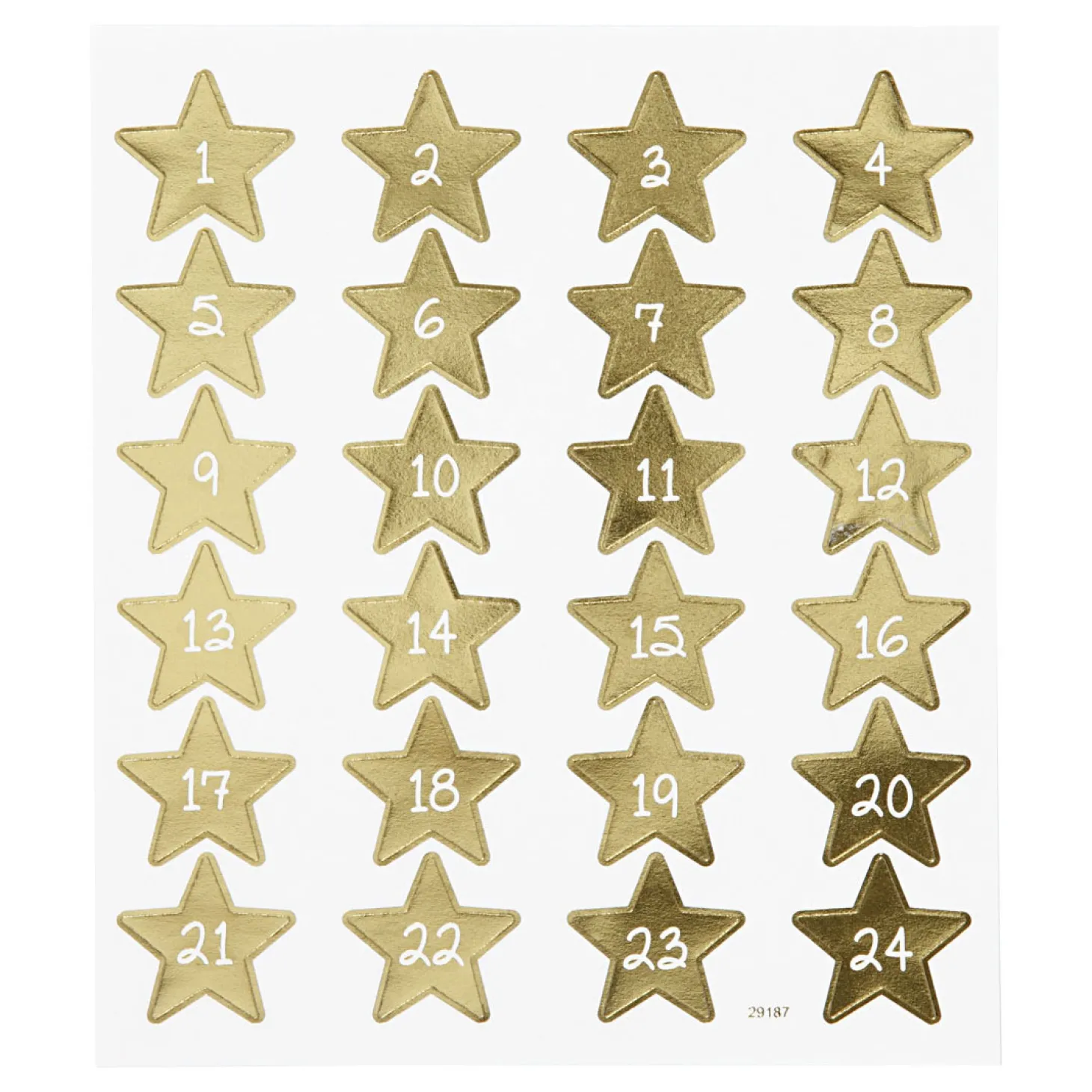 Stickers Cijfers, 1 Vel