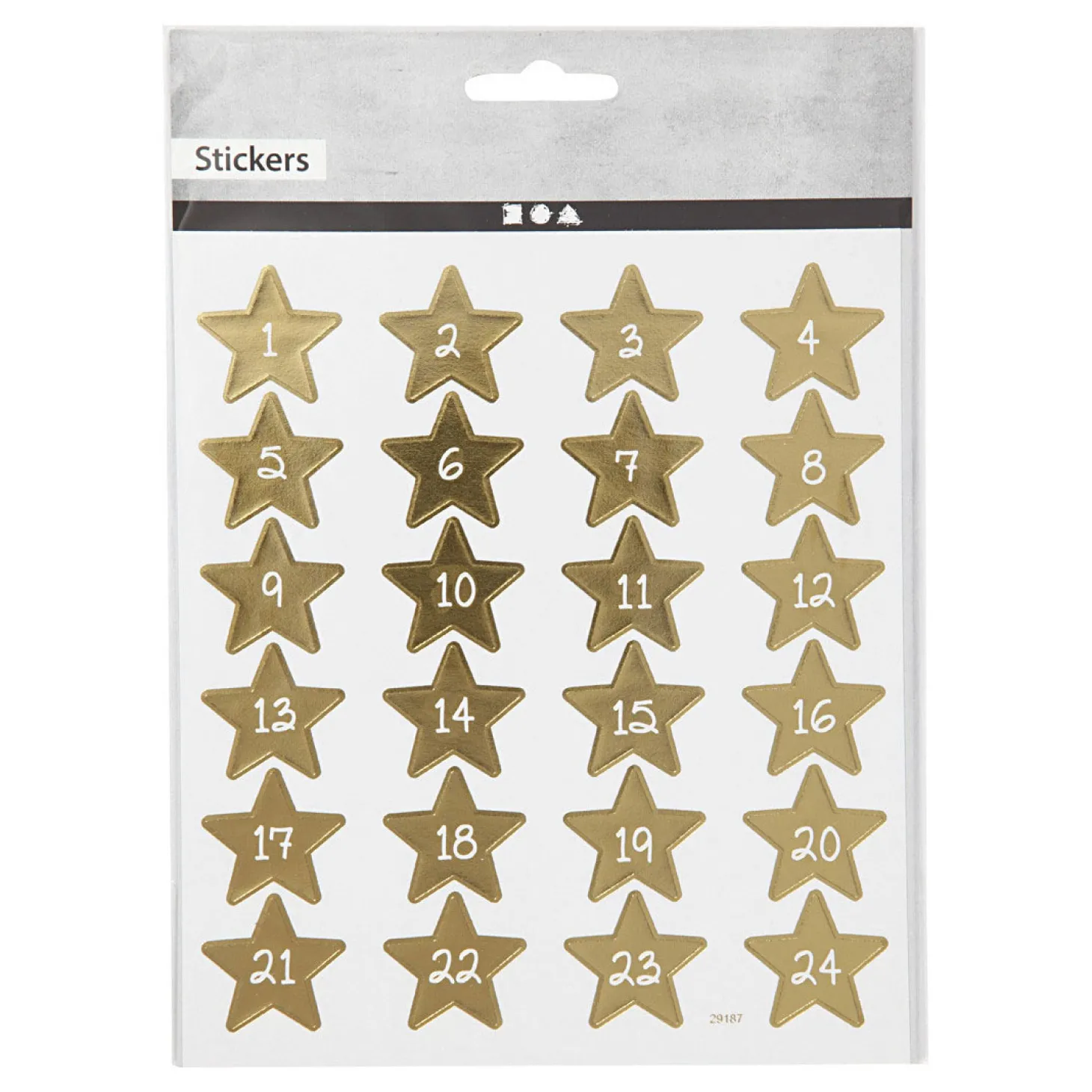 Stickers Cijfers, 1 Vel