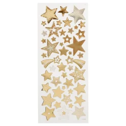 Stickers Goud Sterren, 1 Vel