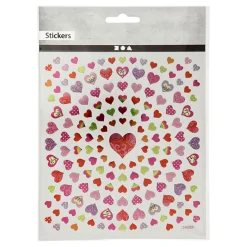 Stickers Kleine Harten, 1 Vel