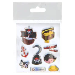 Stickers Piraten Glinsterend