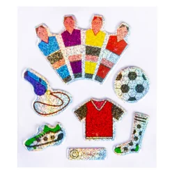 Stickers Voetbal Glinsterend