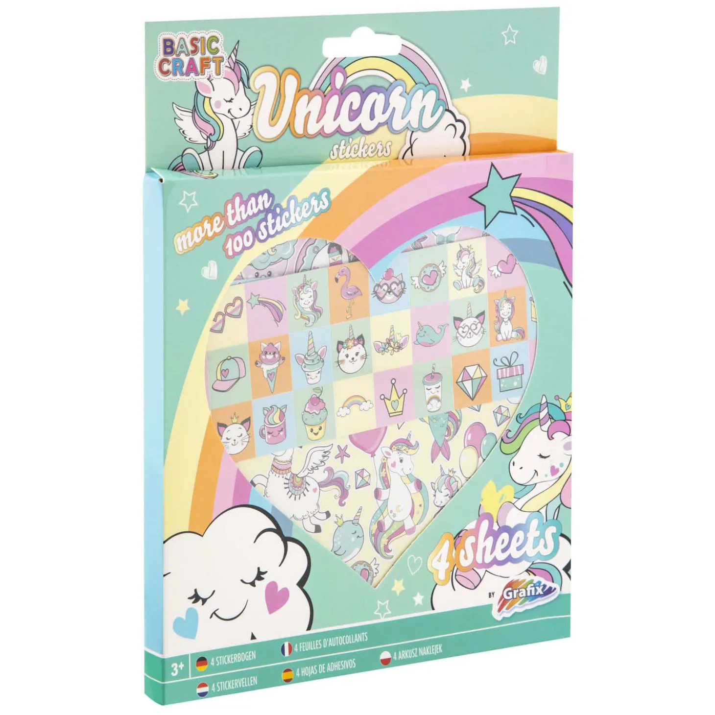 Stickerset Eenhoorn, 100st.