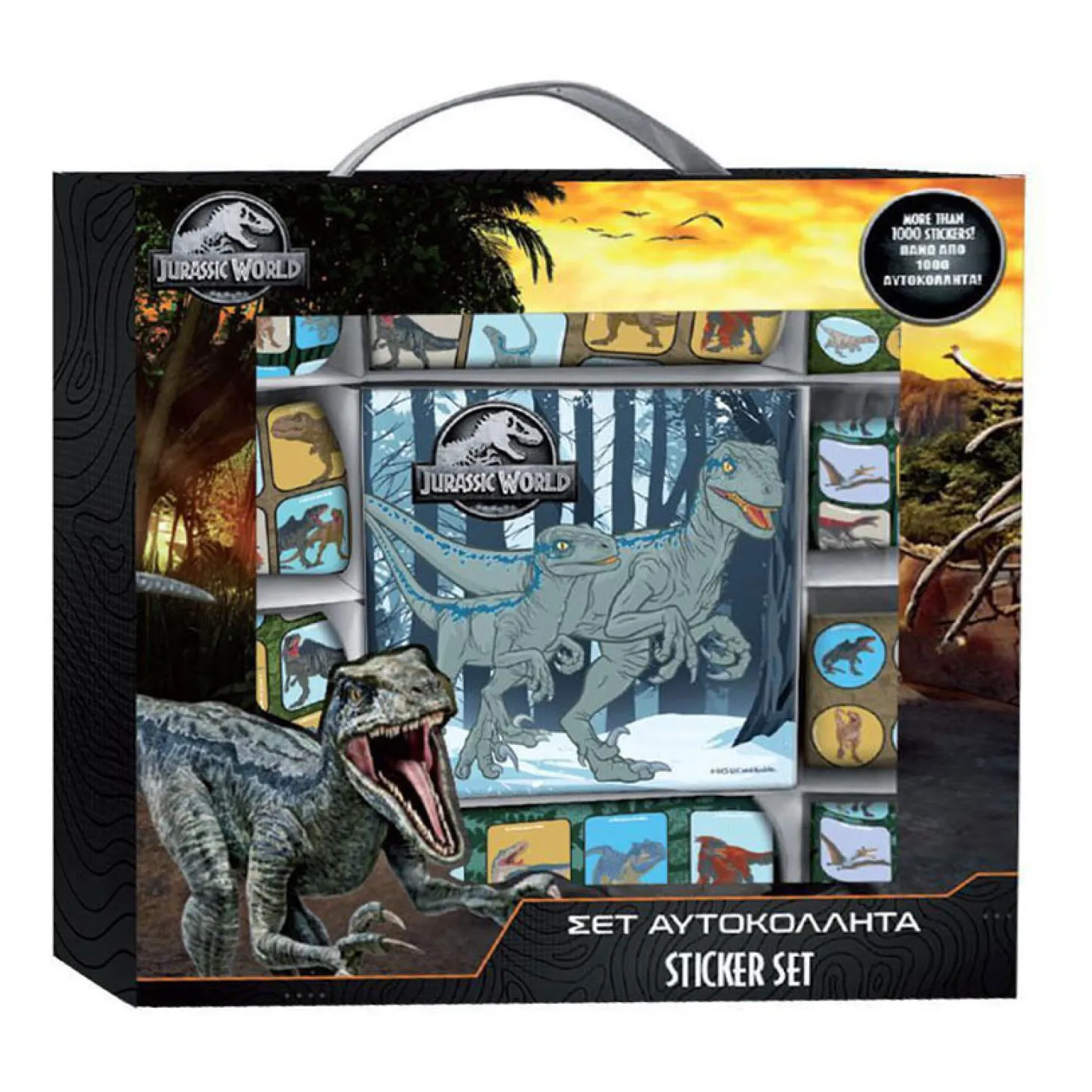 Stickerset Jurassic World, 1000dlg.