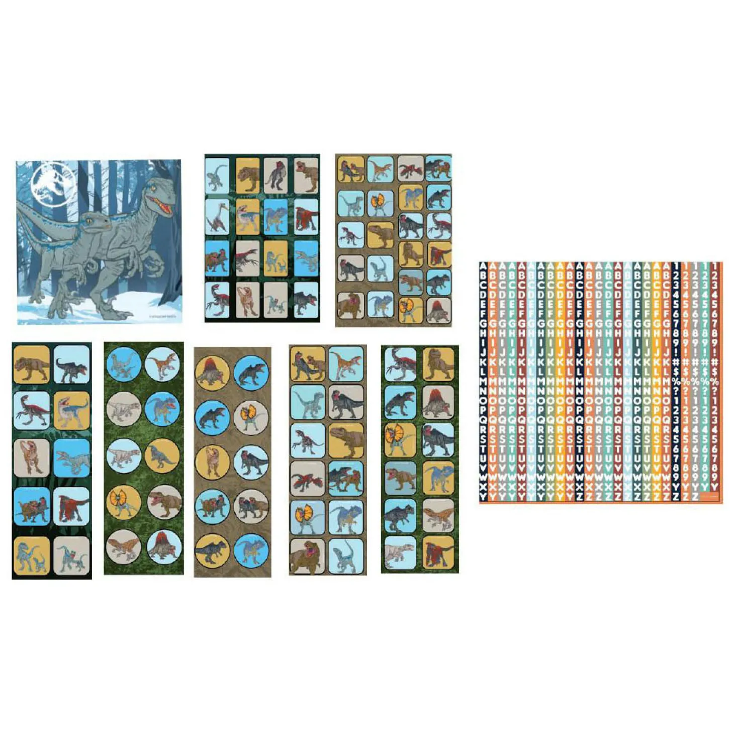 Stickerset Jurassic World, 1000dlg.
