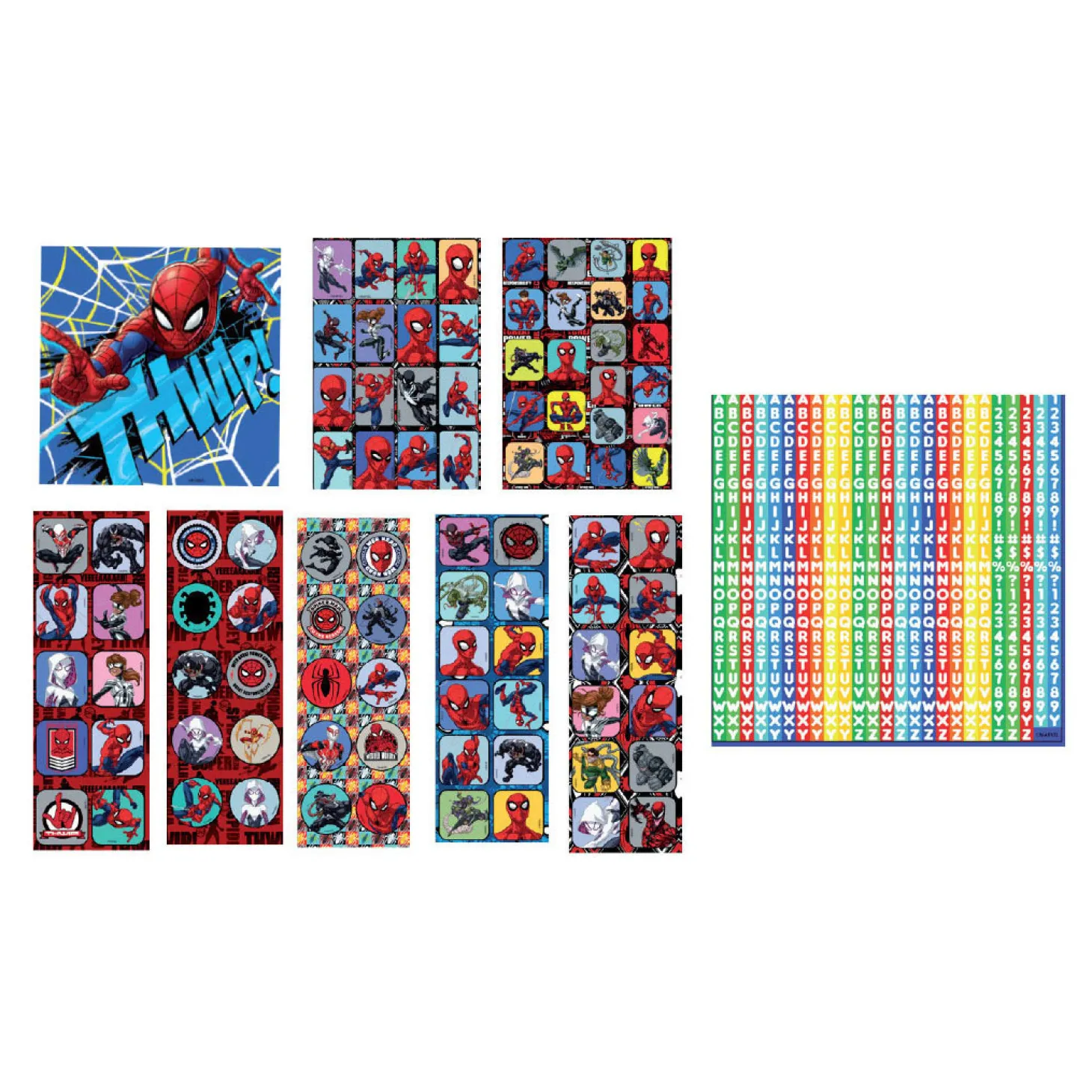Stickerset Spiderman, 1000dlg.