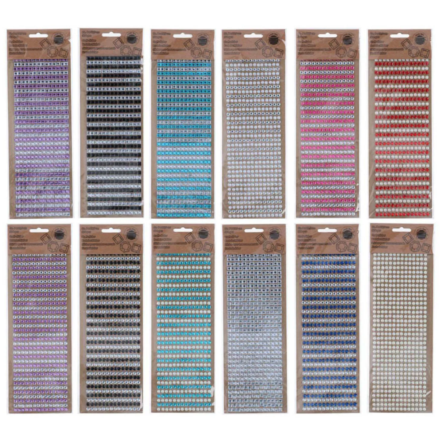 Stickervel Diamanten