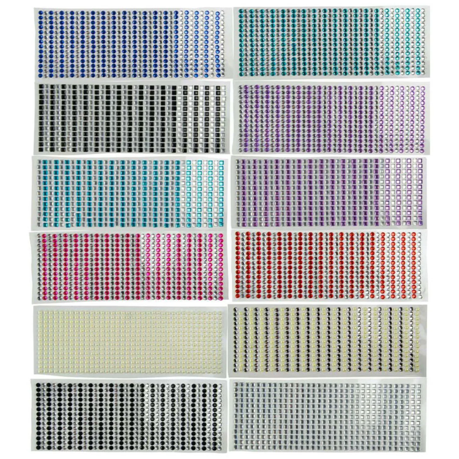 Stickervel Diamanten