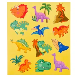 Stickervel Dinosaurus, 12st.