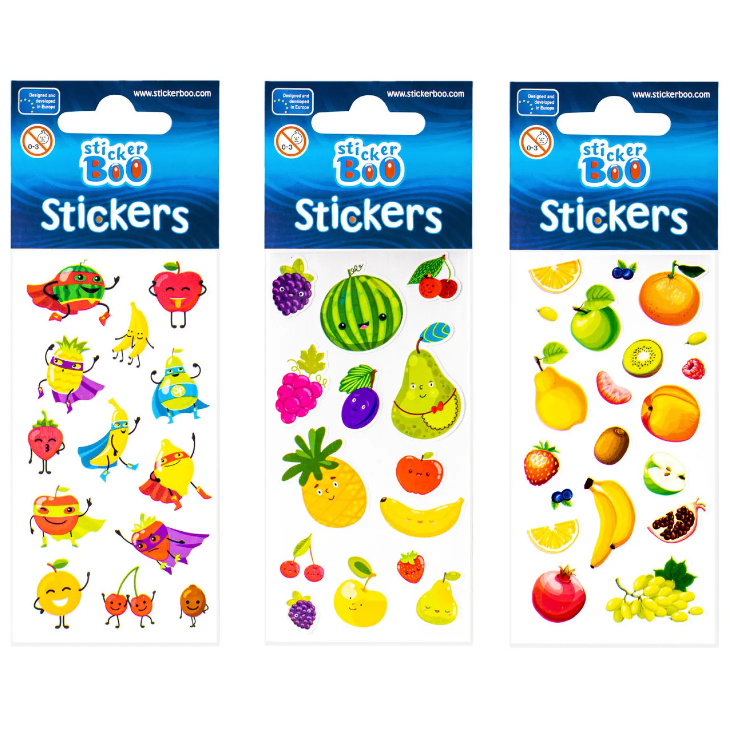 Stickervel Fruit