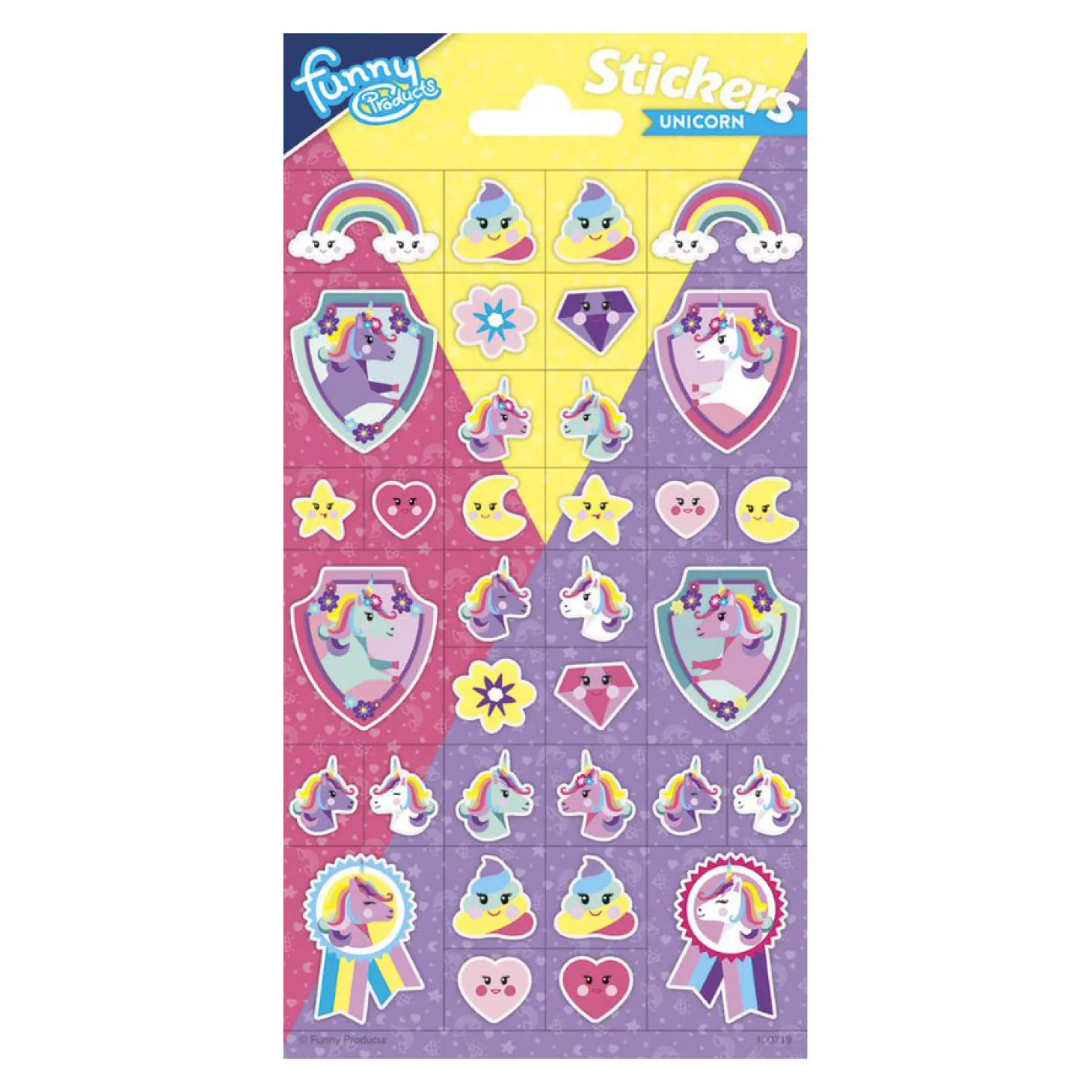 Stickervel Glitter - Eenhoorn