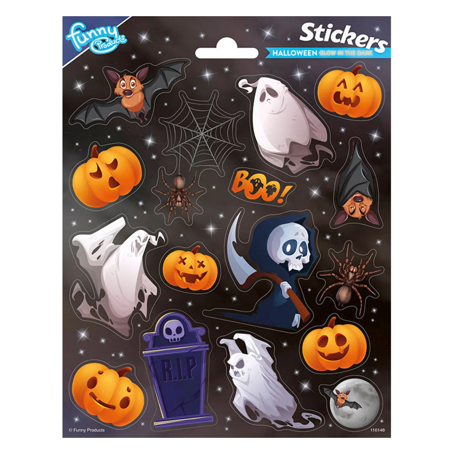 Stickervel Glow in the Dark Halloween