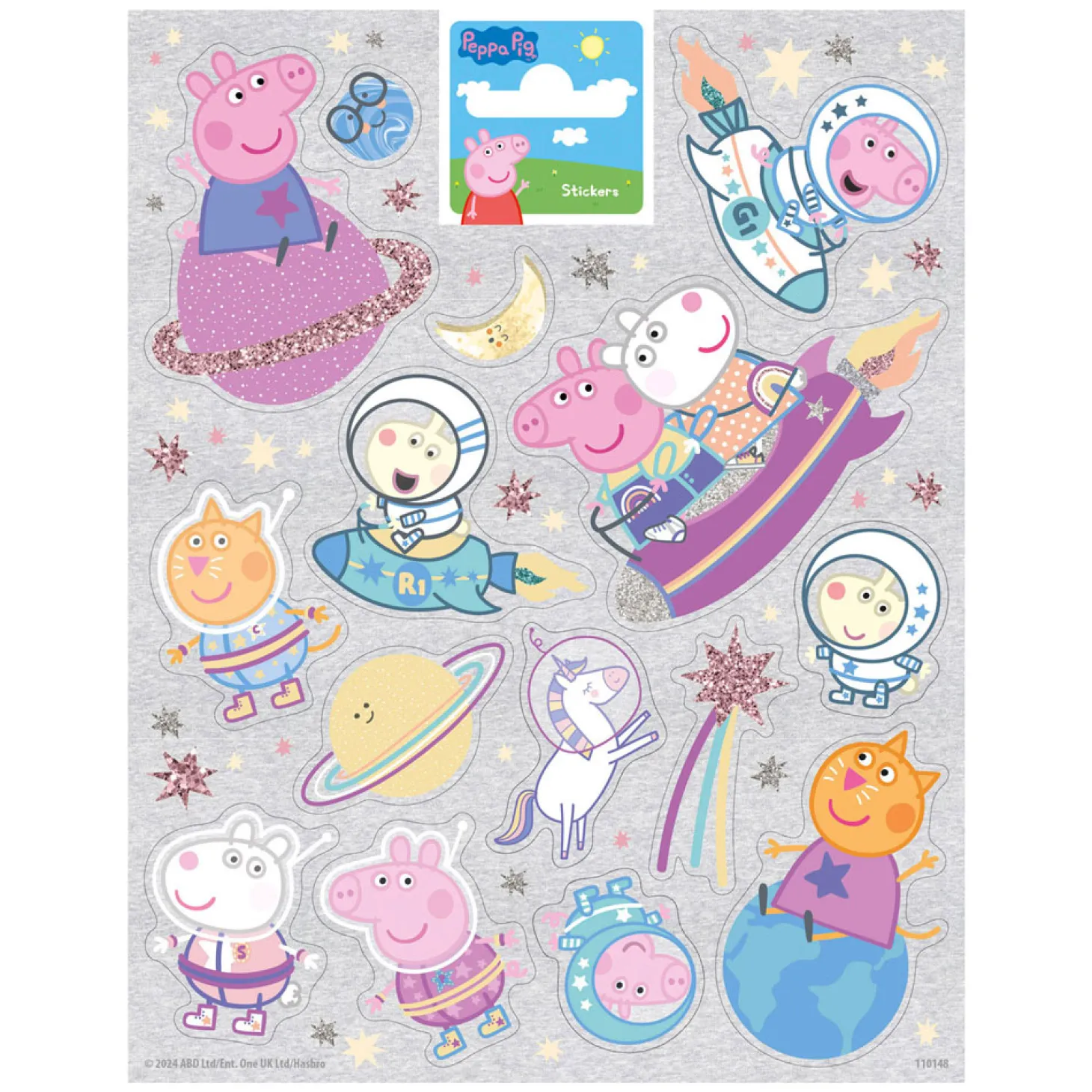 Stickervel Groot Peppa Pig