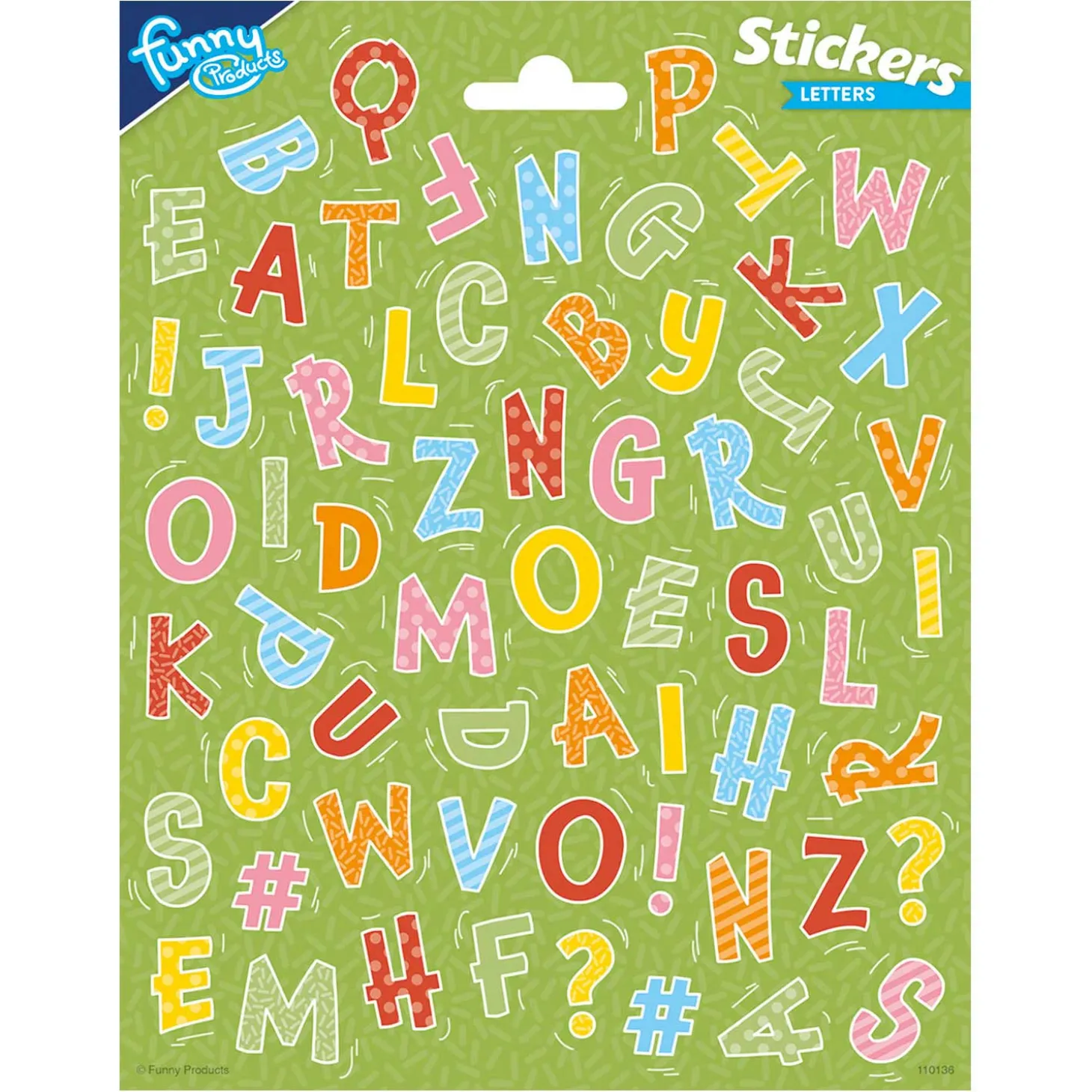 Stickervel Letters