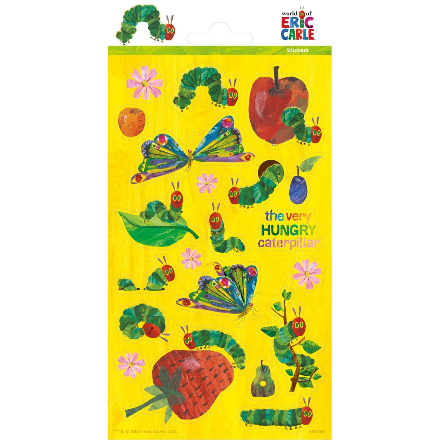 Stickervel Rupsje Nooitgenoeg