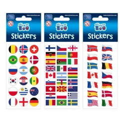 Stickervel Vlaggen