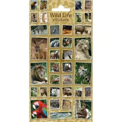 Stickervel Wilde Dieren